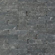 Budget trommelsteen Waalformaat 5x20x7 antraciet